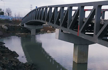 温州中央绿轴公园香果桥钢结构工程
